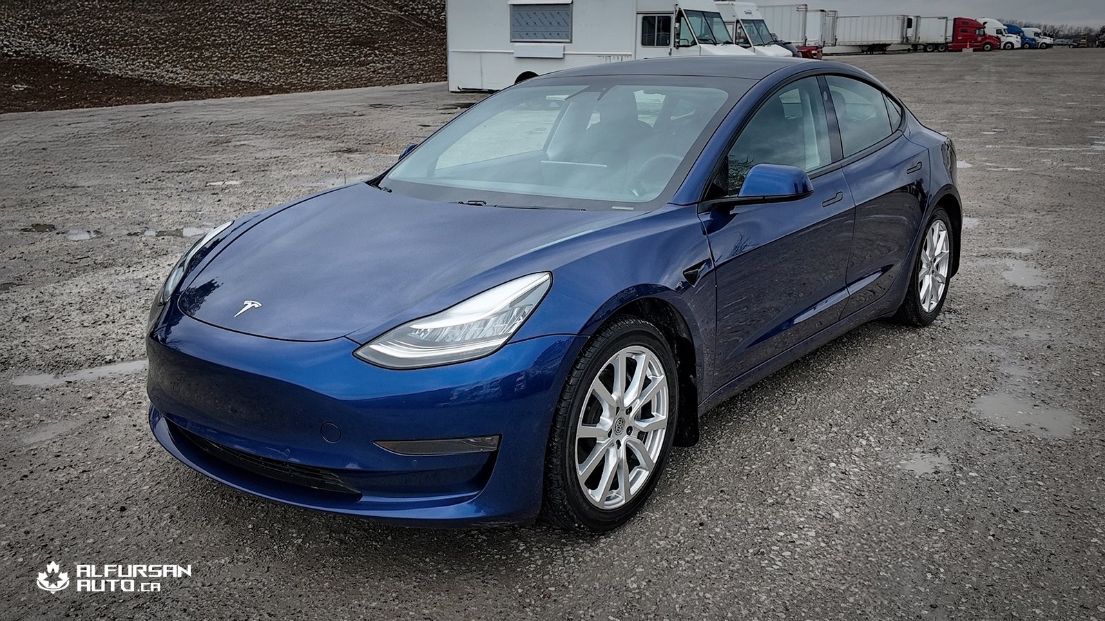2021 Tesla Model 3 Standard Range Plus – Lunar Blue - Photo 2